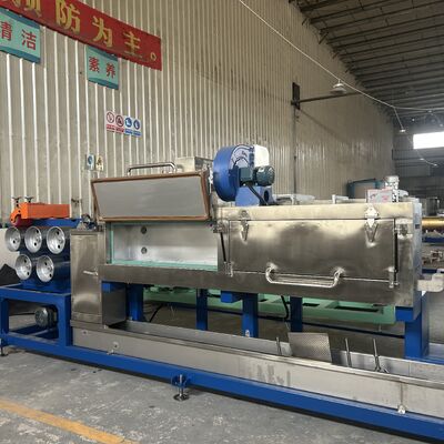 अच्छी कीमत 4 पट्टी पीपी पट्टा उत्पादन लाइन डबल पेंच 9 मिमी ऑनलाइन