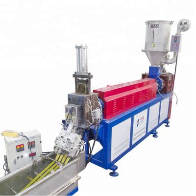 0.4-1.5 मिमी पीपी स्ट्रैप उत्पादन लाइन 200-300 KG/H 5-19 मिमी एकल पेंच