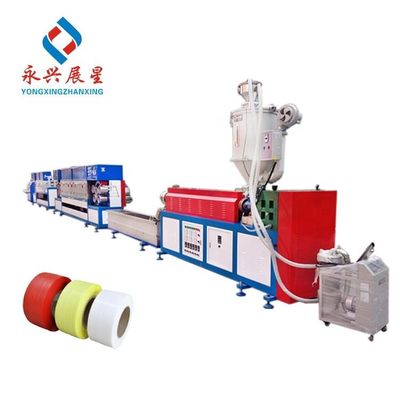 Single-screw High Accuracy PP Strap Production Line Plastic Extruder ISO9001/2015 Dimensions L30*W1.5*H3.5M