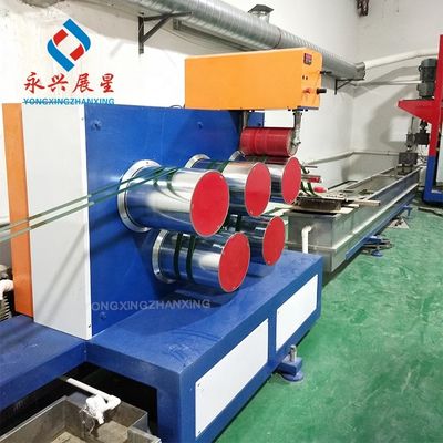 पॉलिएस्टर पॉलीथीन टेरेफ्थालेट प्लास्टिक पीईटी स्ट्रैपिंग रोल विनिर्माण मशीन