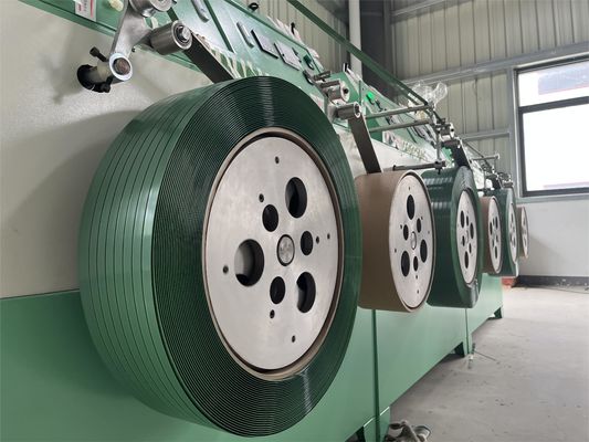 अच्छी कीमत 400 मिमी अंदर व्यास रेंज पीईटी स्ट्रैप रिवाइंडिंग मशीन 10-70 किलोग्राम स्पूल क्षमता के साथ ऑनलाइन