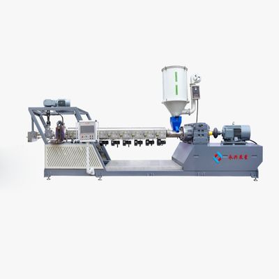 अच्छी कीमत उच्च दक्षता उत्पादन के लिए 60KW शक्ति के साथ अनुकूलन योग्य डबल-स्क्रू पीपी स्ट्रैप बैंड एक्सट्रूज़न लाइन ऑनलाइन