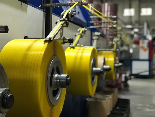 हल्के उत्पादन लाइन के लिए चिकना और सटीक पीपी स्ट्रैप बैंड वाइंडर