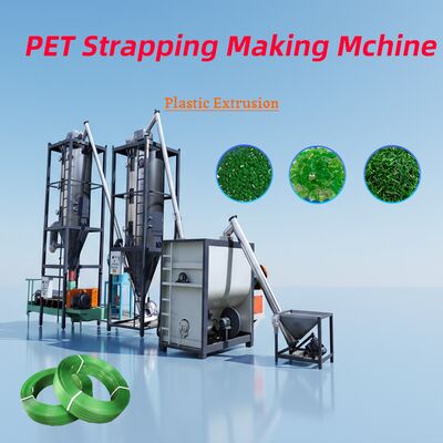 अच्छी कीमत सिंगल स्क्रू एक्सट्रूडर मजबूत तनाव उभरा पालतू बैंड स्ट्रैप उत्पादन लाइन ऑनलाइन